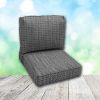 Deep Seating Patio Chair Cushions | Center Seam Style | Sunbrella