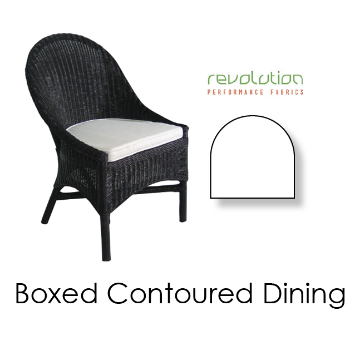 Picture of Boxed Contoured Dining Revolution Fabrics