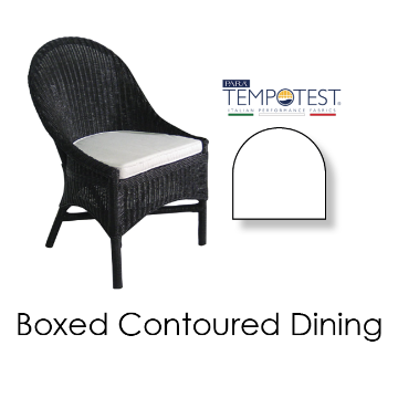 Picture of Boxed Contoured Dining Tempotest Fabrics