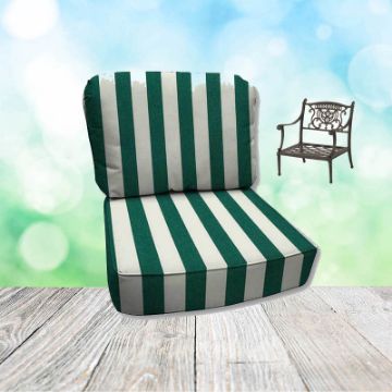 Mason Forrest Green Hanamint Replacement Cushions Club Chair