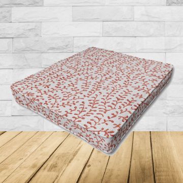 Dining Chair Seat Cushion Boxed Style - - Custom outdoor patio furniture cushions from Cascadia Outdoor Cushions in Sunbrella Fabrics